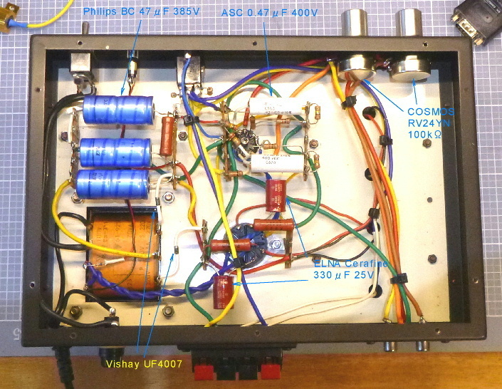 三栄無線SA-523型パワーアンプキット（6BX7シングル）について